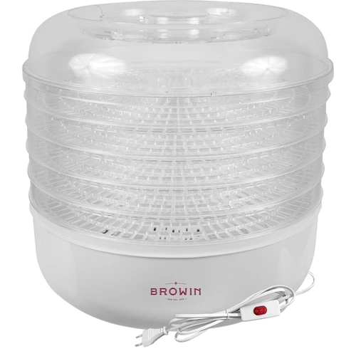 Sienien, hedelmien, vihannesten ja yrttien kuivuri 125 W - 2