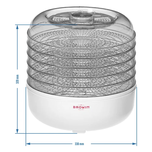 Sienien, hedelmien, vihannesten ja yrttien kuivuri 125 W - 9