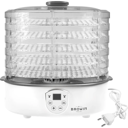 Sienien, hedelmien, vihannesten ja yrttien kuivuri lämpötilansäädöllä, 240W, läpinäkyvä - 4