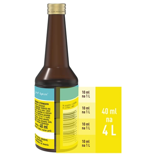 Sitruunaesanssi luonnollisella aromilla 4 litralle - 40 ml - 5