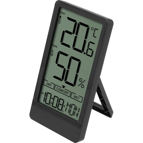 Soensin elektroninen huonelämpömittari, musta - 3