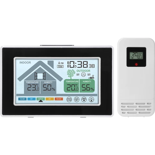 Soensin sääasema – elektroninen, jossa langaton ulkoanturi