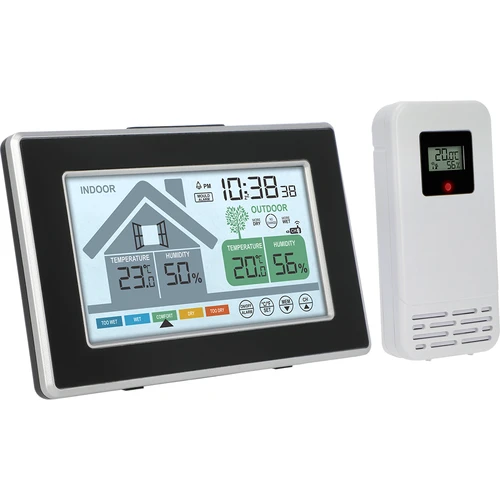 Soensin sääasema – elektroninen, jossa langaton ulkoanturi - 2