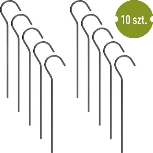Taivutetut teltan tapit - 10 kpl. - 2