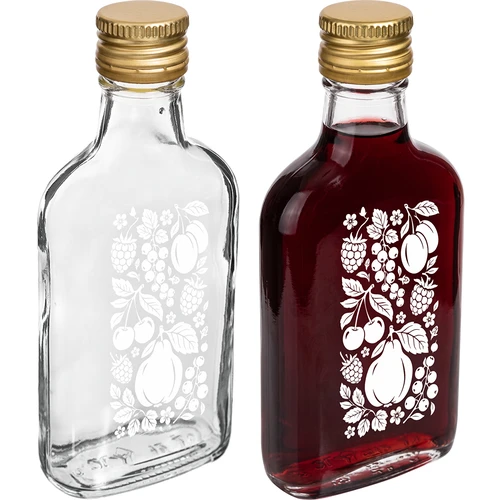 Taskumattipullo 200 ml kierrekorkilla ja ”Hedelmät”-painatuksella, kuvio 2 - 3