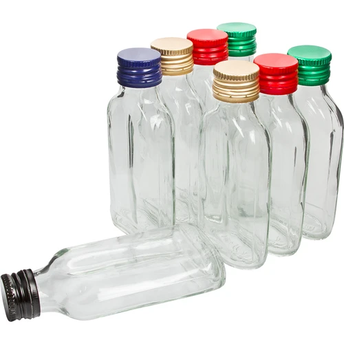 Taskumattipullo likööreille 100 ml + kierrekorkki 8 kpl  - 1 