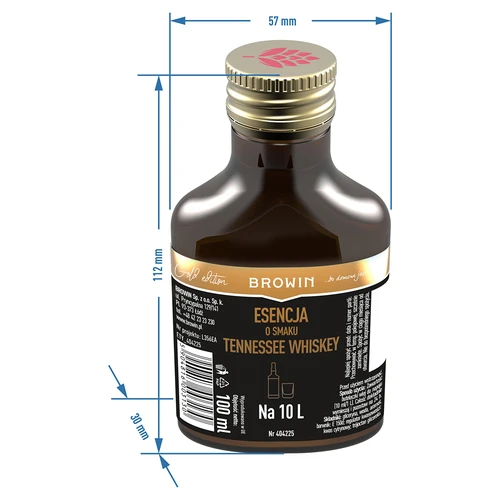 Tennessee whiskeyn makuinen esanssi 10 L - 100 ml - 6