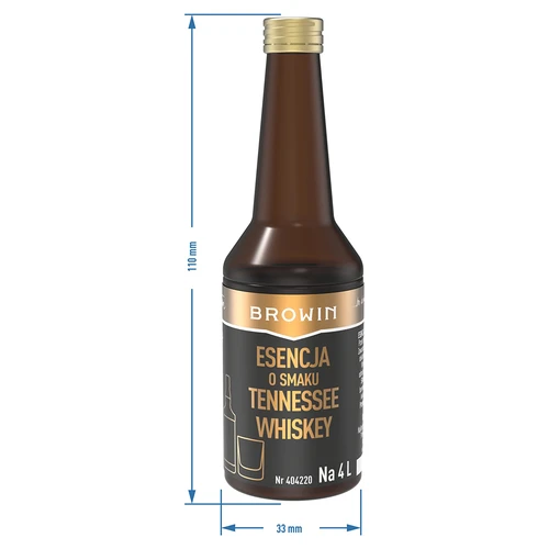 Tennessee whiskeyn makuinen esanssi 4 L:lle - 40 ml - 8