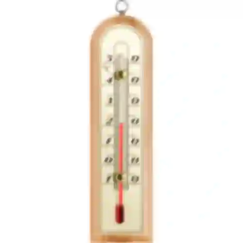 Huonelämpömittari kultaisella asteikolla (-10°C - +50°C) 16cm