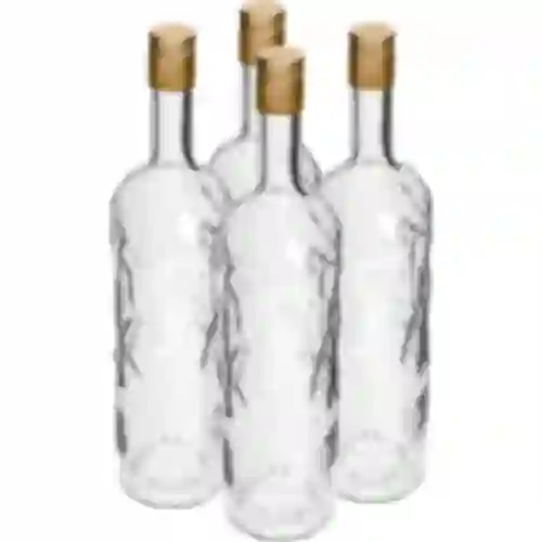 Jääpullo 1L kierrekorkilla fi30/35, 4 kpl