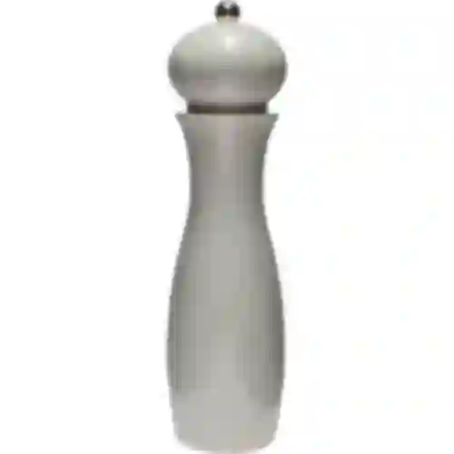 Käsikäyttöinen pippuri- ja suolamylly, 21 cm, valkoinen