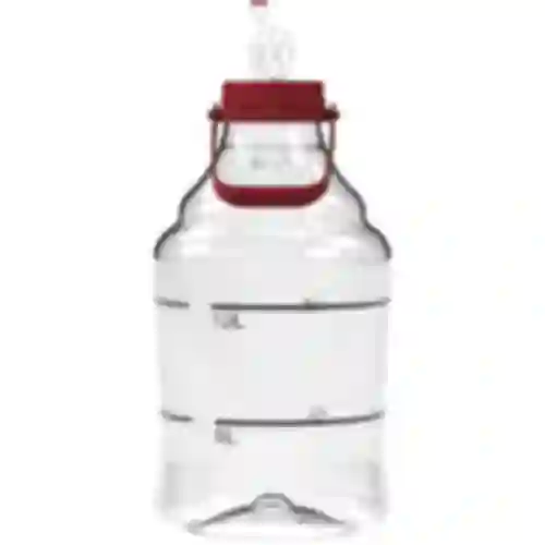 Kevyt, särkymätön viinipullo, jossa kahva, 15 L