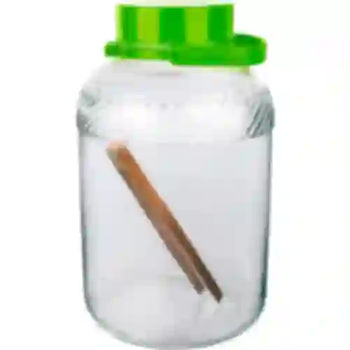 Lasipurkki 8 L, pihdeillä
