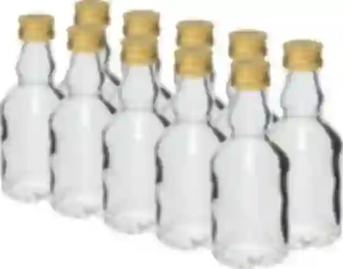 Maluch-pullo 50 ml kierrekorkilla - 10 kpl