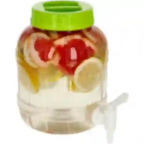 Monikäyttöinen purkki hanalla 3L
