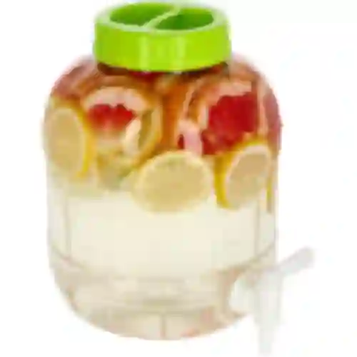 Monikäyttöinen purkki hanalla 5L