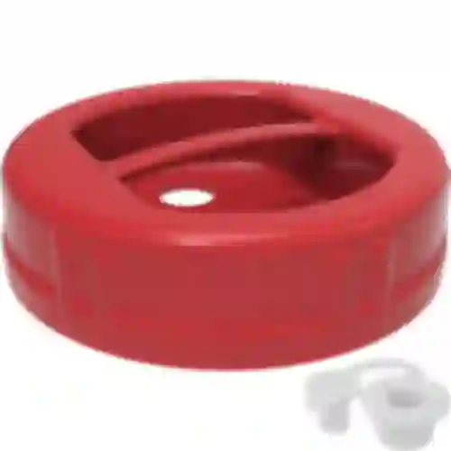 Muovikorkki fi 100 twist-off reiällä ja korkilla