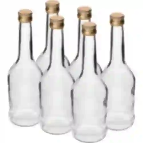Napoleon-pullo 500 ml kierrekorkilla fi28, 6 kpl
