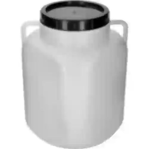 Neliönmuotoinen astia 50 L, valkoinen, kahvallinen 50 L