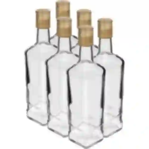Pryncypalna-pullo 500 ml kierrekorkilla, 6 kpl