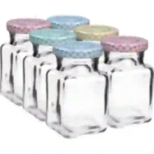 Purkit TO 150 ml Neljä kulmaa fi 53 kansi - 6 kpl
