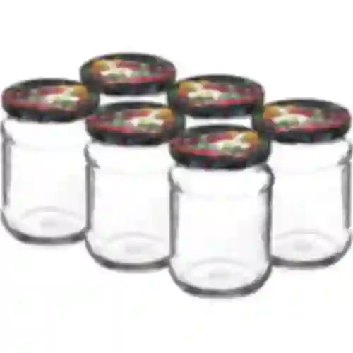 Purkit TO Neljännes 250 ml kannella fi 66 - 6 kpl