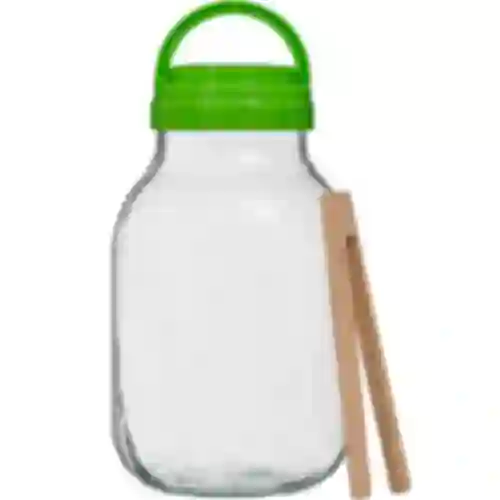 Purkki TO 4 L muovikannella + pihdit fi 100