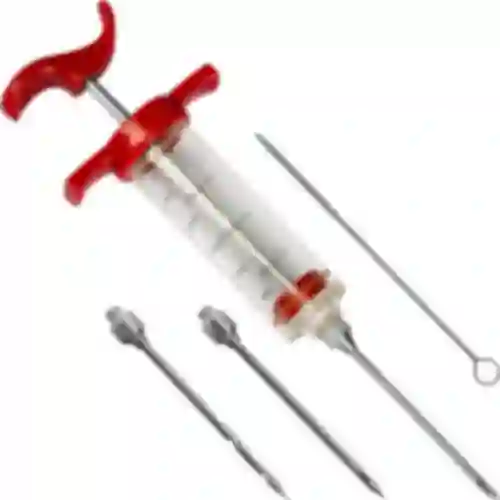 Ruiskutuslaite 30 ml + 3 neulaa + puhdistusharja