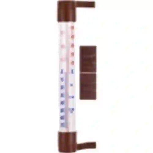 Ruskea ulkolämpömittari (-60°C - +50°C) 23cm