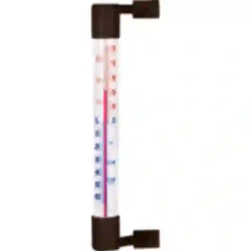 Ruskea ulkotermometri (-50°C - +50°C) 18cm