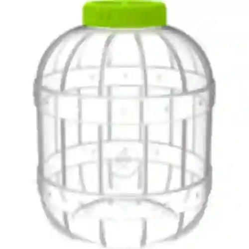 Särkymätön, monikäyttöinen purkki, 10 L