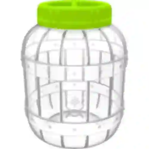 Särkymätön, monikäyttöinen purkki, 3 L