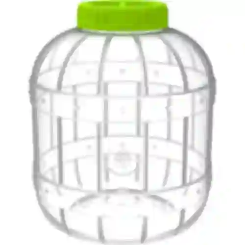 Särkymätön, monikäyttöinen purkki, 8 L