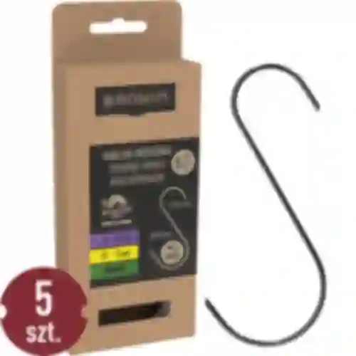 Savustuskoukut - S, leikattu 45° 3mm x 150mm 5 kpl