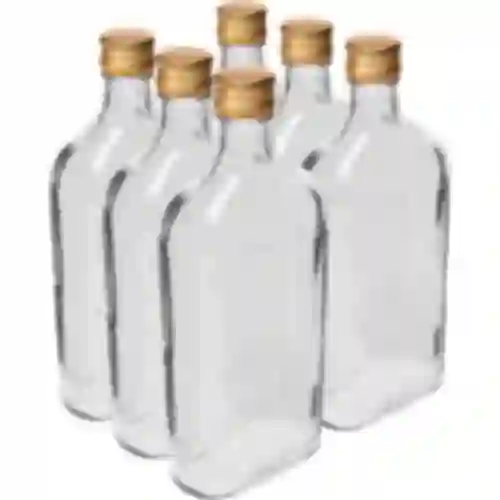 Taskumattipullo 500 ml kierrekorkilla, 6 kpl