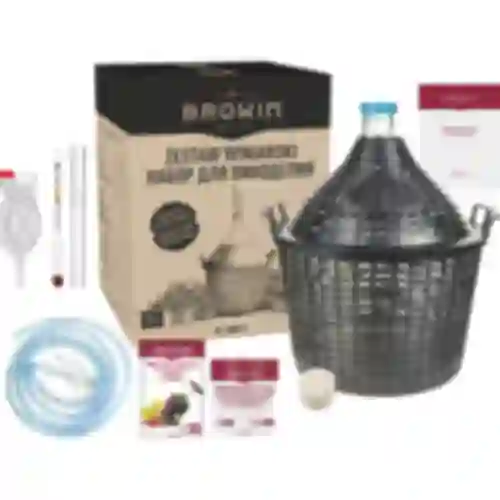 Viinisetti 15 L lasipallolla
