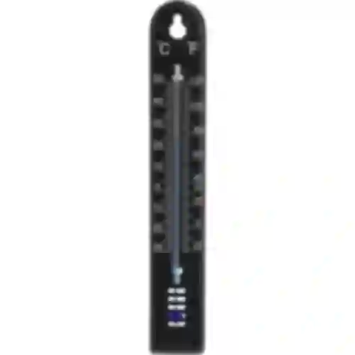 Yleislämpömittari (-30 - +50°C), 17 cm, musta