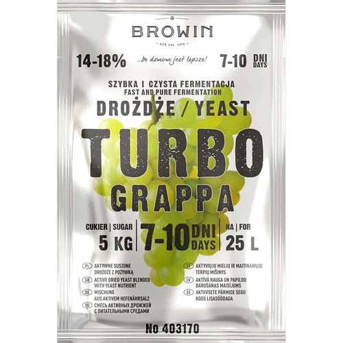 Tislaushiiva Turbo Grappa 7-10 päivää - 2