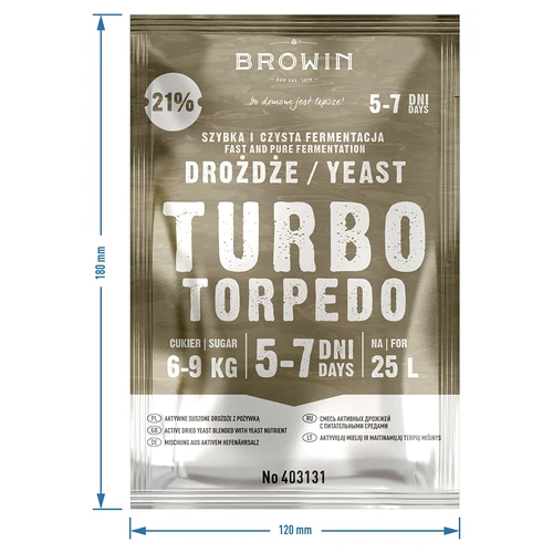 Tislaushiiva Turbo Torpedo 5-7 päivää 21% 100g - 7
