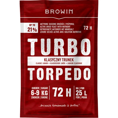 Tislaushiiva Turbo Torpedo 72h 21% - 120 g  - 1 