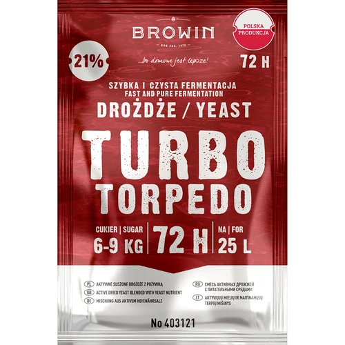 Tislaushiiva Turbo Torpedo 72h 21% - 120 g  - 1 