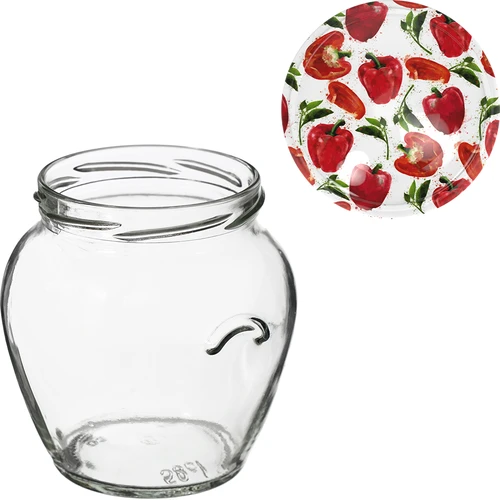 TO Amfora 580 ml purkki värillisellä kannella fi82/6-6kpl - 10