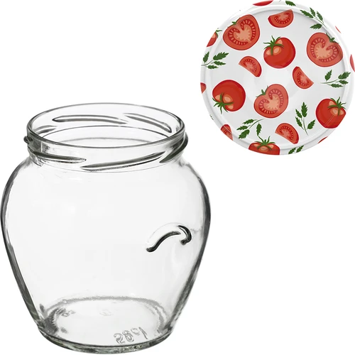 TO Amfora 580 ml purkki värillisellä kannella fi82/6-6kpl - 11