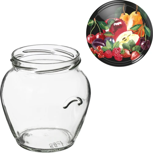 TO Amfora 580 ml purkki värillisellä kannella fi82/6-6kpl - 8