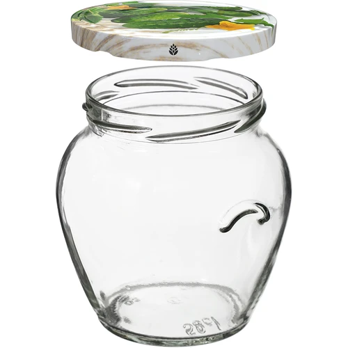 TO Amfora 580 ml purkki värillisellä kannella fi82/6-6kpl - 3