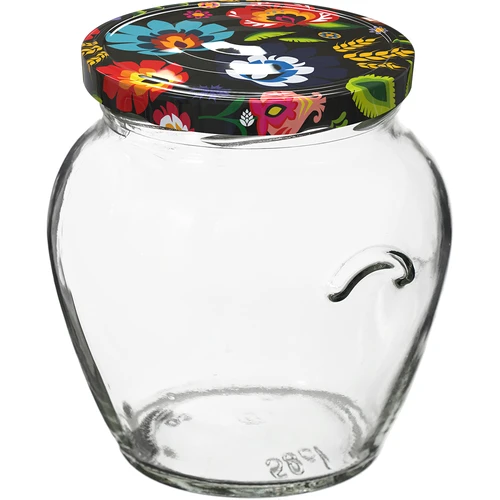 TO Amfora 580 ml purkki värillisellä kannella fi82/6-6kpl - 2