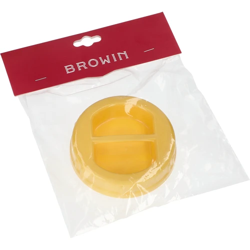 Muovinen twist-off-kansi TO Ø100 mm, keltainen, kahvalla, lasipurkkeihin - 5