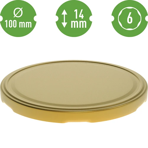 TO-purkki 1,7 l, kultainen kierrekansi fi 100/6, 1 kpl - 5