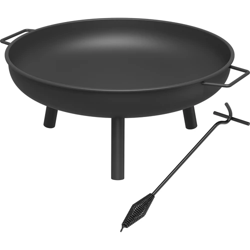 Tulisijasetti ø 58 cm ja hiilihanko-kahva padalle tai valurautakattilan kannelle  - 1 