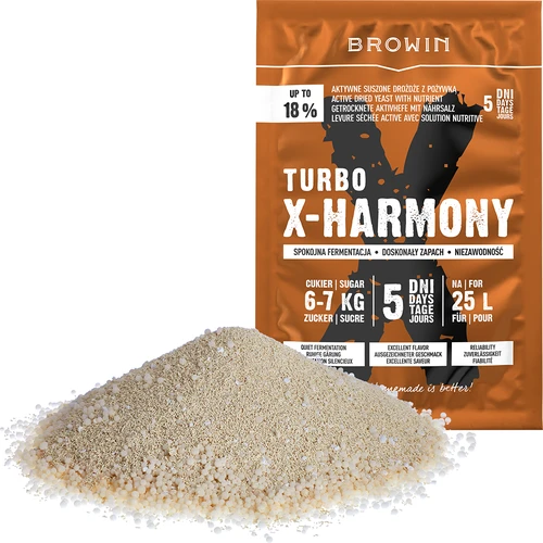 Turbo X-Harmony 18% hiiva, 25 L, 138 g - 3